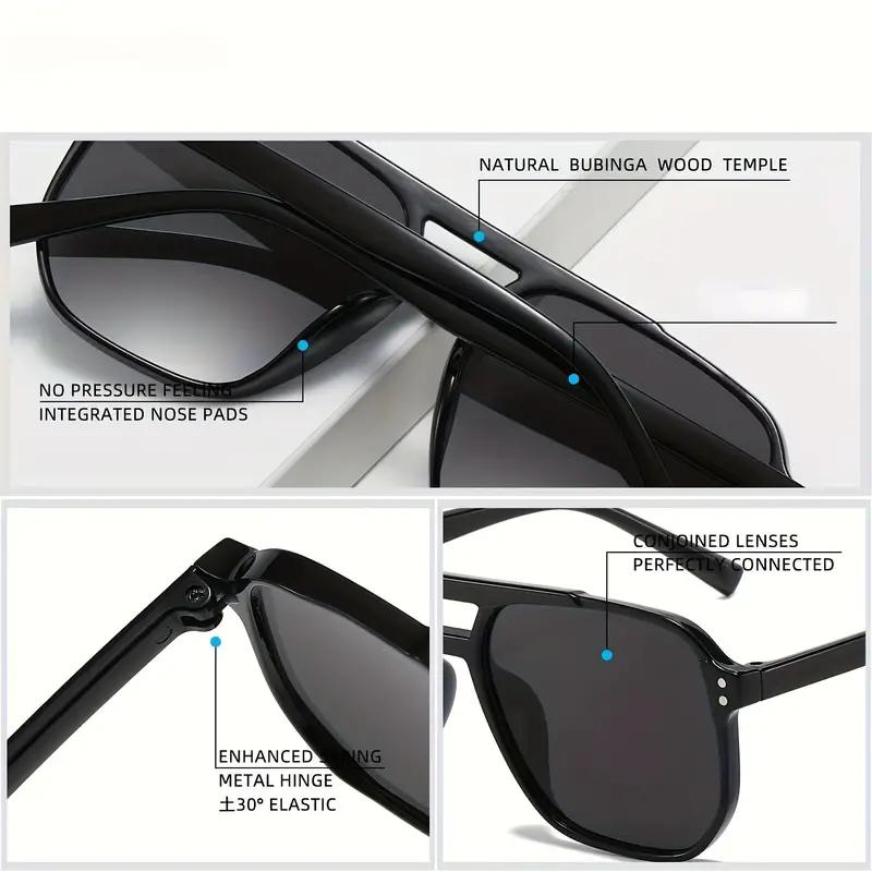 Stylish Unisex Sunglasses with Oversized Frames for Maximum Sun Protection and Fashionable Look