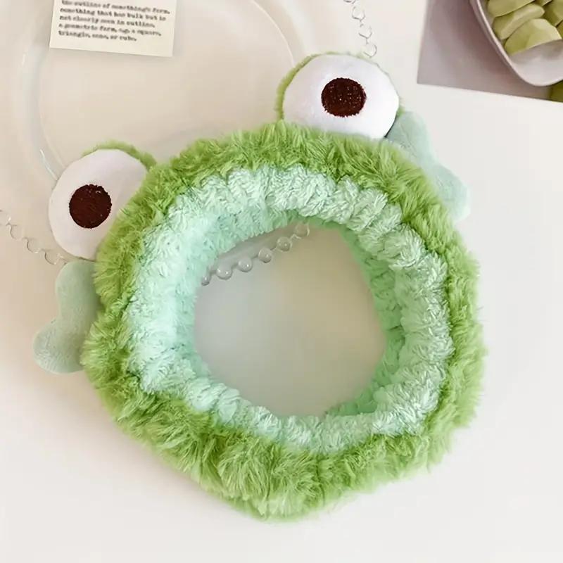 Frog Eye Design Headband (2pcs), Cute Plush Hair Hoop, Fashion Hair Accessories for Women & Girls