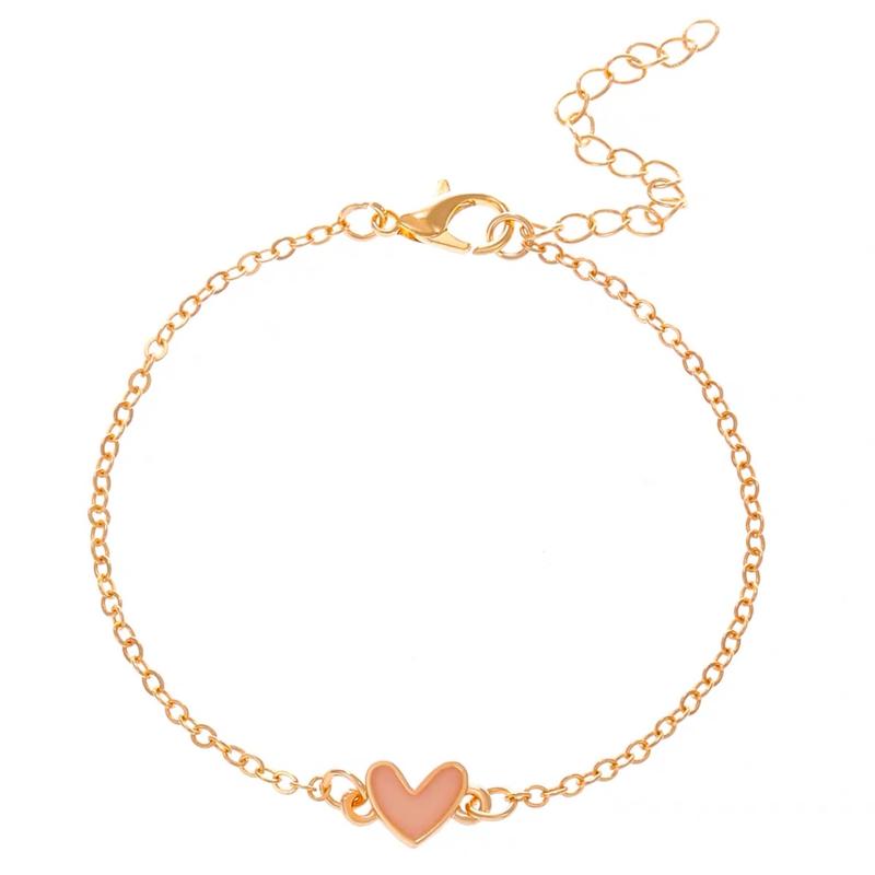 Simple Love Necklace and Bracelet Set for Women - Fashion Accessories