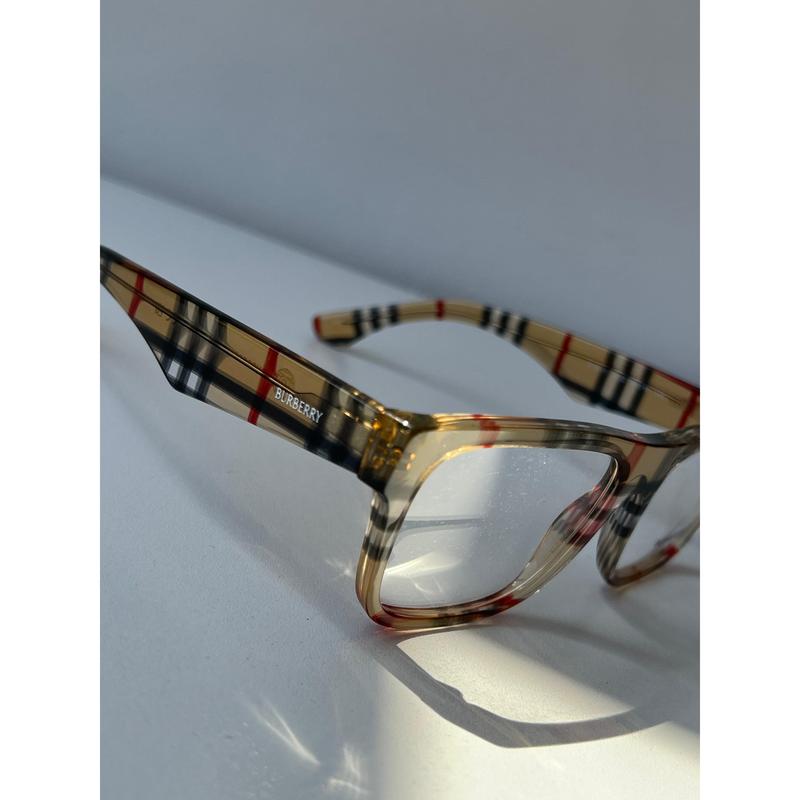 Burberry BE2411 Thick Rim Check Print Frames