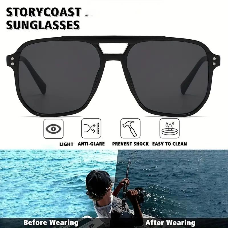 Stylish Unisex Sunglasses with Oversized Frames for Maximum Sun Protection and Fashionable Look