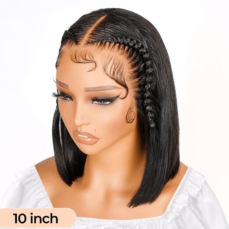 Alipearl Hair Short Bob Wig Human Hair Straight 13x4 Lace Front Bob Wig Stylist Pre Braided Pre Cut Lace Pre Styled Glueless Ready To Go Wig