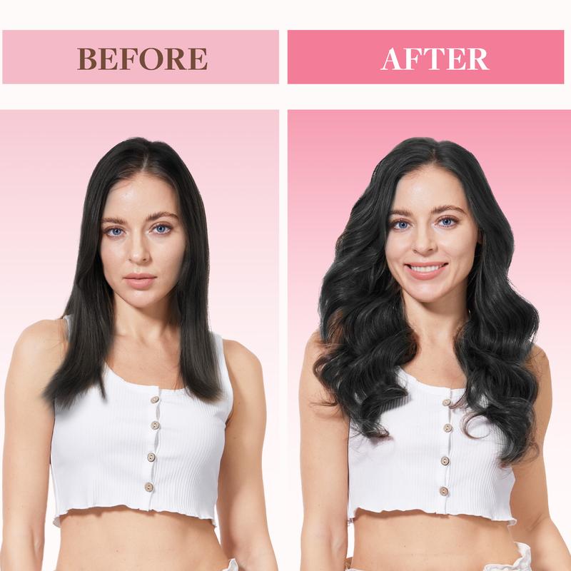 GOOGOO Hair Extensions Tape in Human Hair Natural Straight