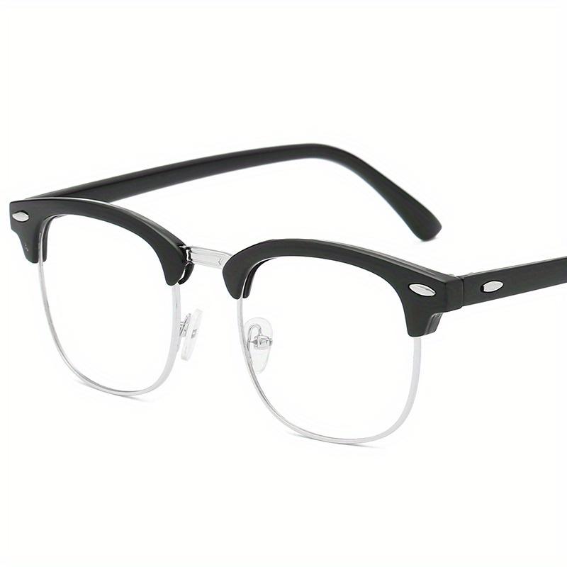 Classic Square Clear Lens Glasses Fashion Computer Gaming TV Phones Glasses For Women Men Relieve Eye Fatigue.