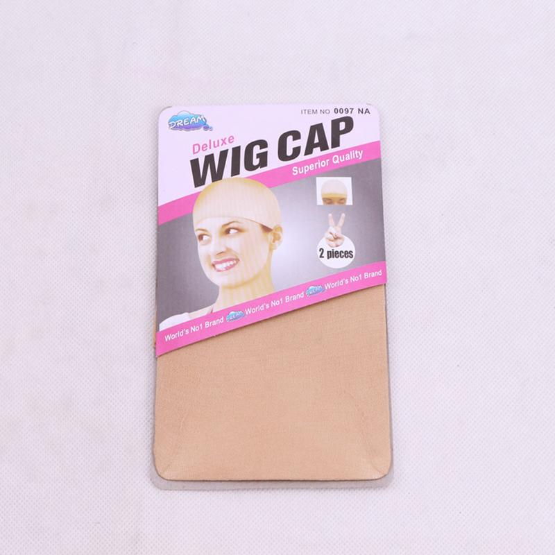 Unisex Brown Wig Cap with High Stretch and Individual Packaging 1 Bag