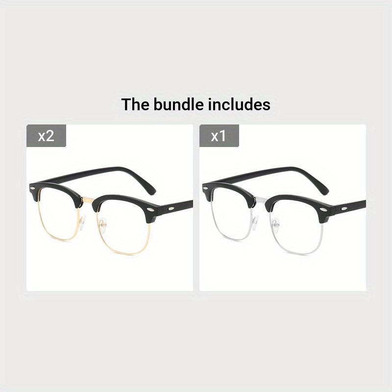 Classic Square Clear Lens Glasses Fashion Computer Gaming TV Phones Glasses For Women Men Relieve Eye Fatigue.