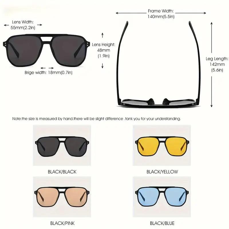 Stylish Unisex Sunglasses with Oversized Frames for Maximum Sun Protection and Fashionable Look