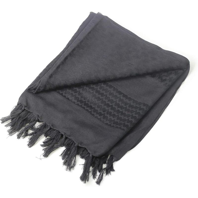 Military Shemagh Tactical Desert Scarf   Cotton Keffiyeh Scarf Wrap for Men And Women