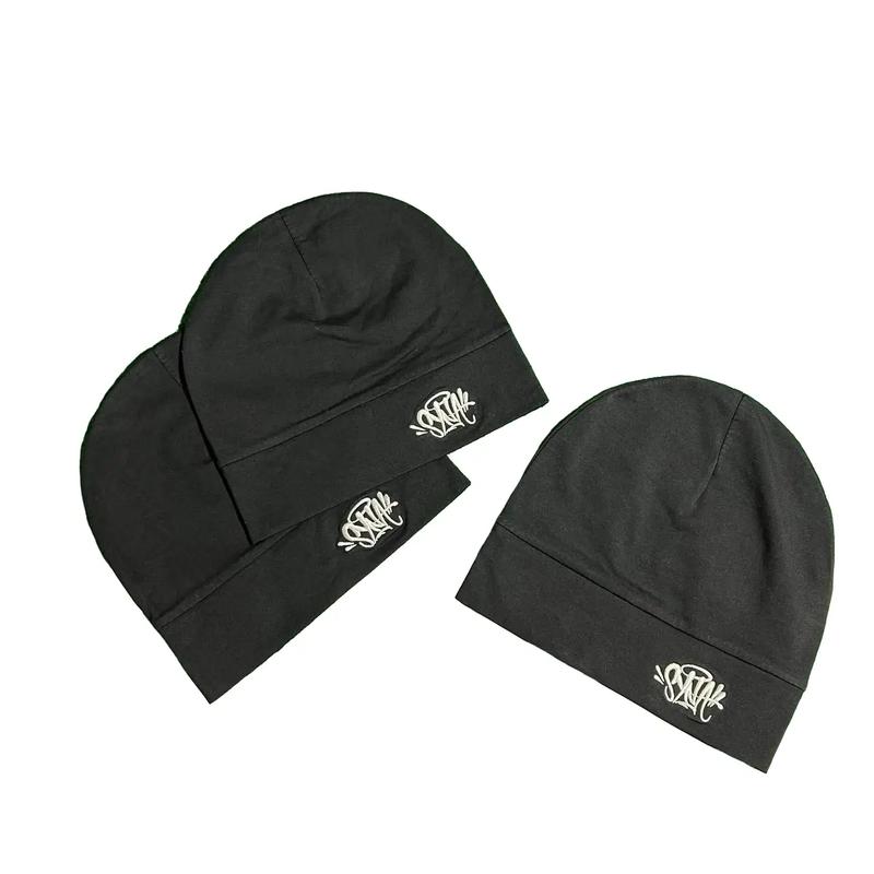 Syna World Skull Beanie 2024 New Knitted Syna Hats Men's and Women's Y2k Embroidered Warm Hat Syna Running Hat