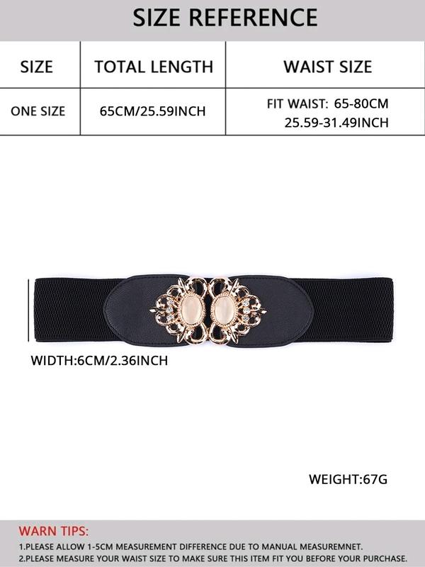 Fashion Rhinestone Decorated Hollow out Design Symmetrical Buckle Belt for Women,  Casual Waistband for Jeans Short Skirt