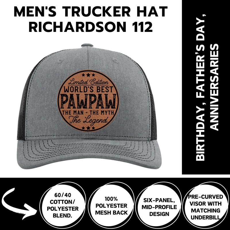 Pawpaw Hat - Birthday Christmas Father's Day Gift For Men - Richardson 112 Trucker Hat