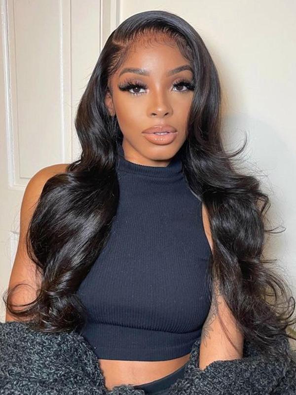 26 Inch Long Wavy Wigs for Women, Gorgeous Fluffy Wigs without Bangs, Synthetic Lace Front Wigs for Party, Daily, Back To School Fall for Birthday Gifts