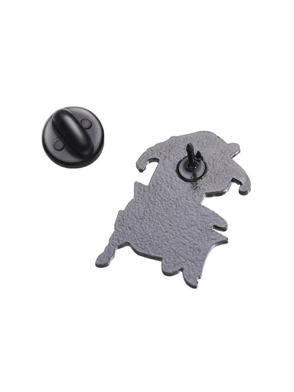 Cute Rat & Letters Design Brooch, Fashion Alloy Brooches for Daily Use, Enamel Brooch Suitable for Backpacks, Jeans, Scarves, Hats Decoration Fixed Buckle, Casual Alloy Brooches for Men & Women