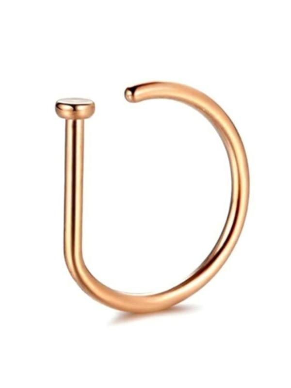 Minimalist Fake Nose Ring Jewelry, Fashionable Casual Nose Jewelry & Nose Cuff for Men & Women, No Piercing Body Jewelry