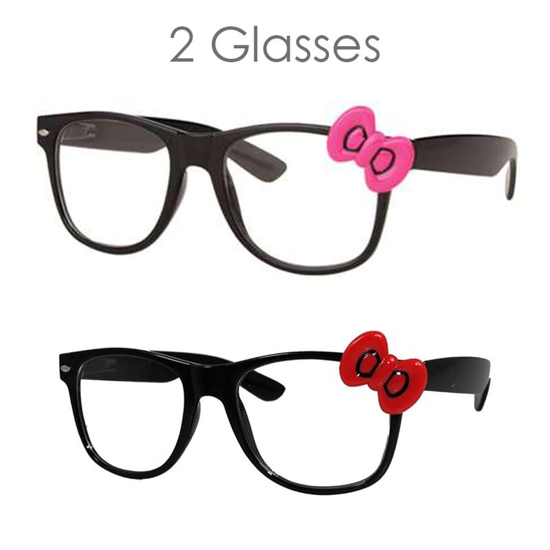 TRENDSup Efocus Women Nerd Frame Clear Lens Wayfarer Glasses - Fashion Accessory Eyewear