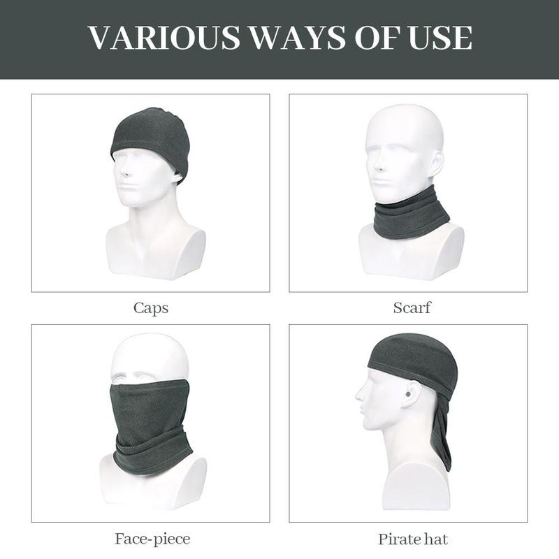 Winter Outdoor Sports Neck Gaiter, Windproof Multi-functional Stretch Fabric, Skiing Neck Warmer for Men and Women