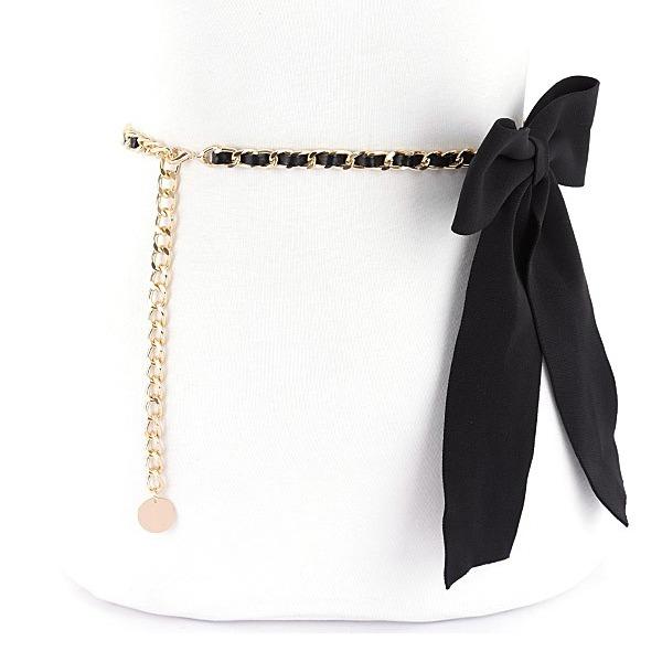 Large Bow Tie Fashion Chain Belt