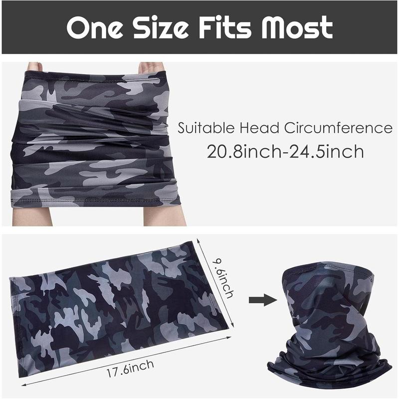 20 count Headwear Seamless Bandana  ,  Wrap  Bandana, Breathable  Cover Scarf Mask