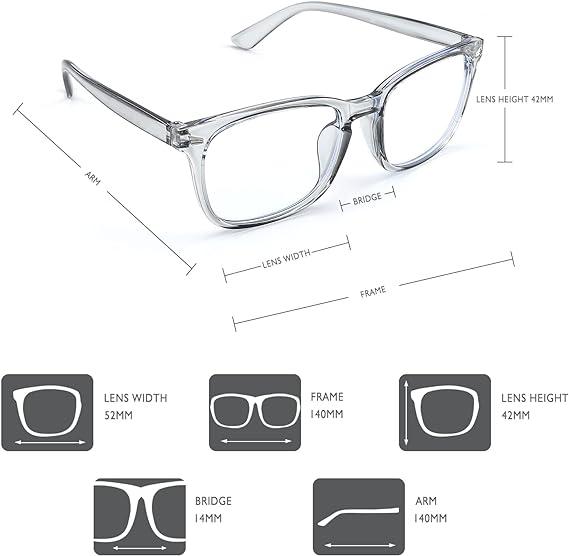 Computer TV glasses, essential for long-term gaming, fashion glasses, back-to-school glasses Blu-ray