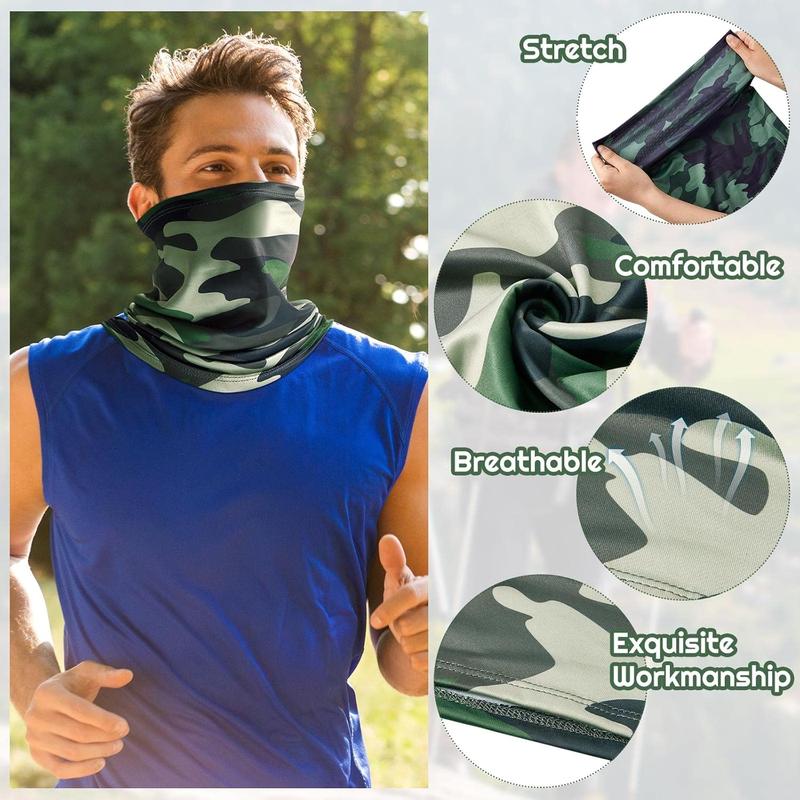 20 count Headwear Seamless Bandana  ,  Wrap  Bandana, Breathable  Cover Scarf Mask