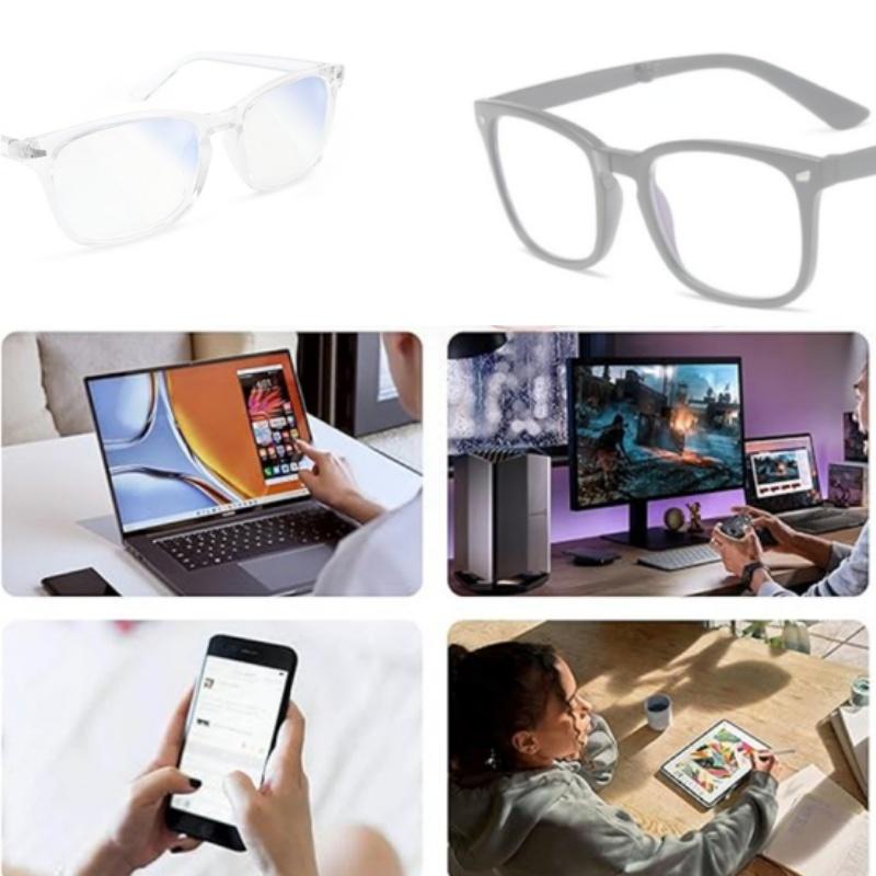 Computer TV glasses, essential for long-term gaming, fashion glasses, back-to-school glasses Blu-ray