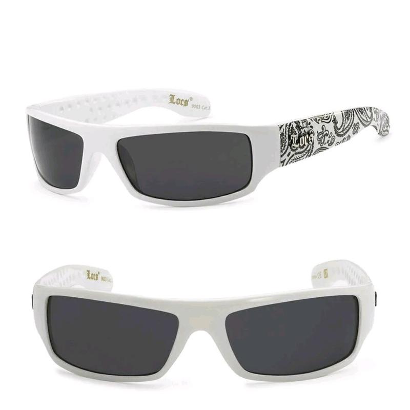 LOCS Hardcore Gangster Slim Bandana Shades Flat Top OG Cholo ClassicSunglasses in Multiple Colors | Original & Authentic Locs