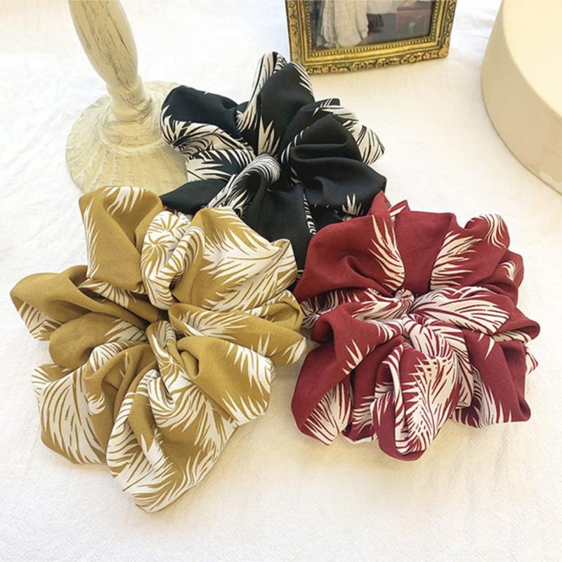 Large Satin Scrunchies Oversized Scrunchie Jumbo Scrunchies Giant Scrunchie big Silk Scrunchies for Women and Girls(Y)