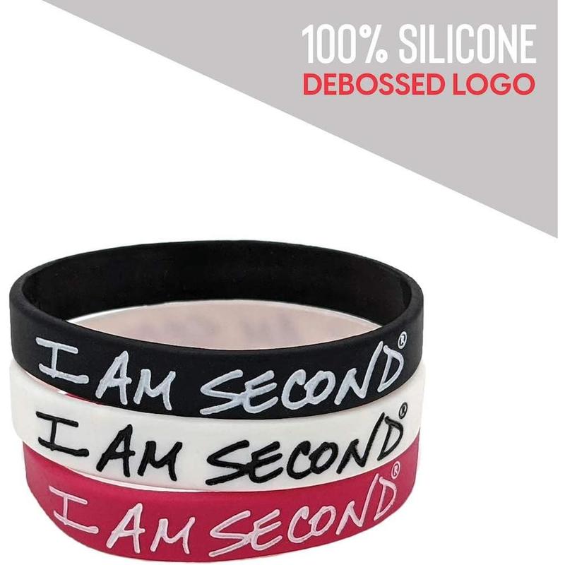 I Am Second 3-Pack Adult Multi-Color Wristband Bundle