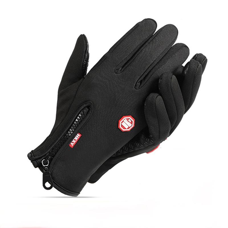 Winter Warm Touch Screen Gloves, 1 Pair Sports Gloves, Outdoor Cycling Gloves, Sports & Outdoor Accessories for Men & Women, Christmas Gift