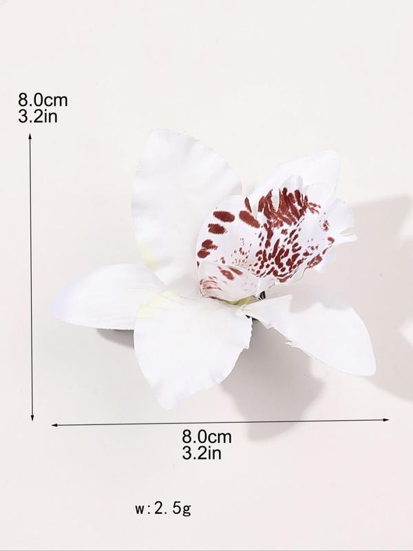 Boho Artificial Peony Flower Design Hair Clip, Fashionable Hair Accessories for Women & Girls, Casual Versatile Hair Accessories for Daily Wear