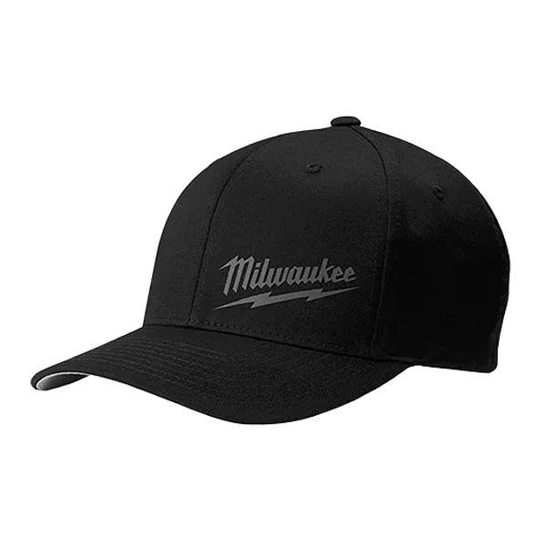 Milwaukee 504 Fitted Hat Black Gray Red