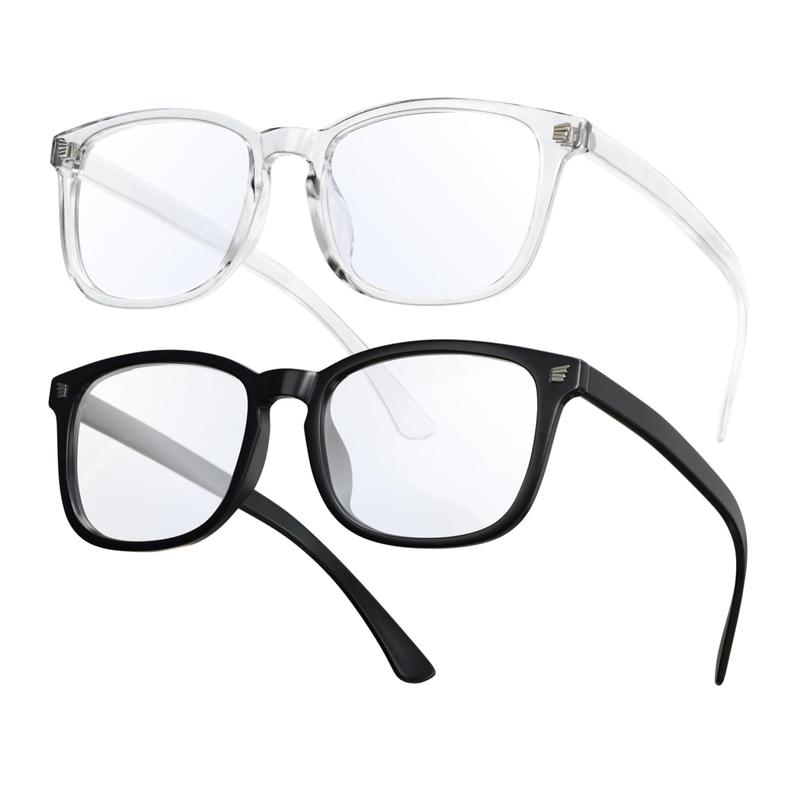 2024 Blu-ray Glasses Men Woman, Glasses for Computer Gaming, Fashion Accessories, Fashion Lightweight glasses for Office work Daily wear Study Social Gathering