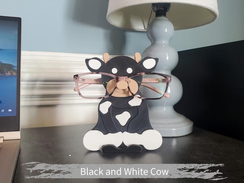 Cow Eyeglass or Sunglass holder, great gift idea