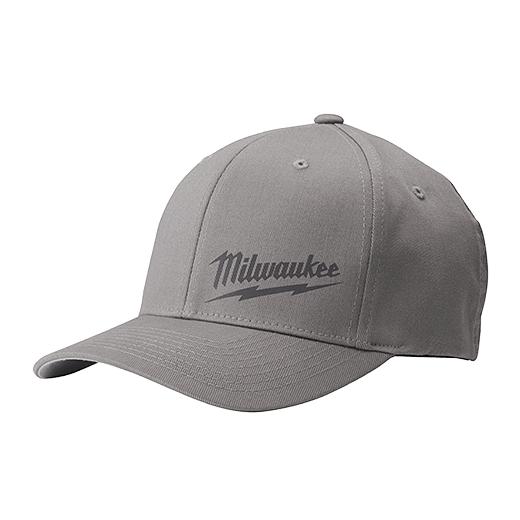 Milwaukee 504 Fitted Hat Black Gray Red