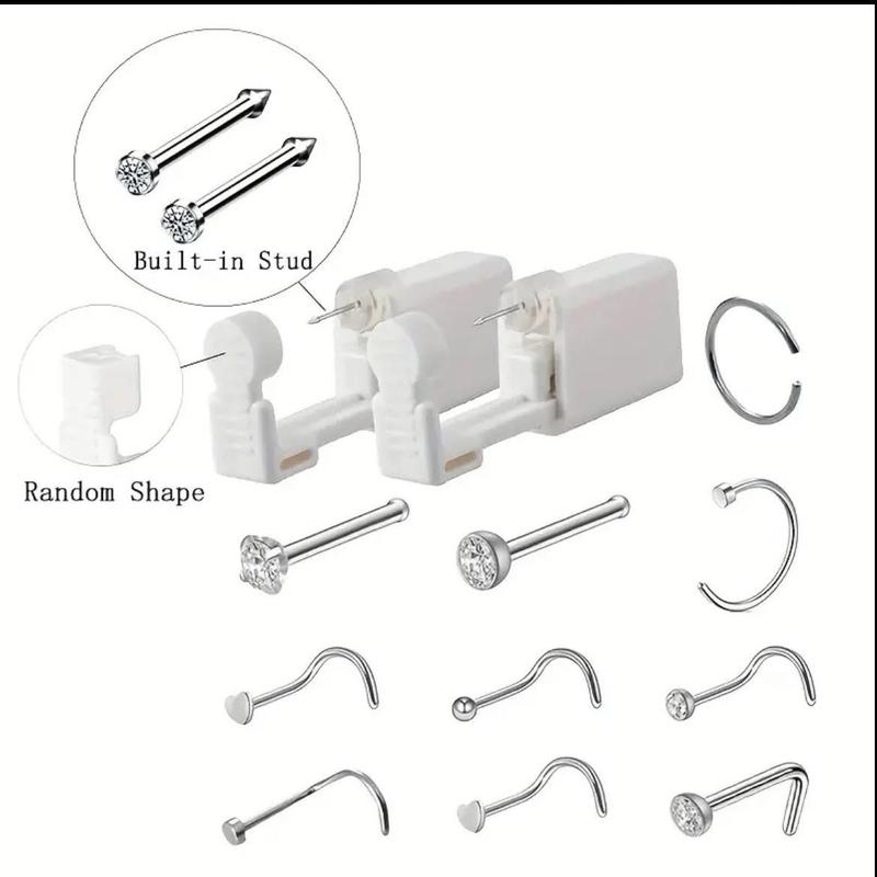 Nose Rings Set, 10 Pieces Nose Rings