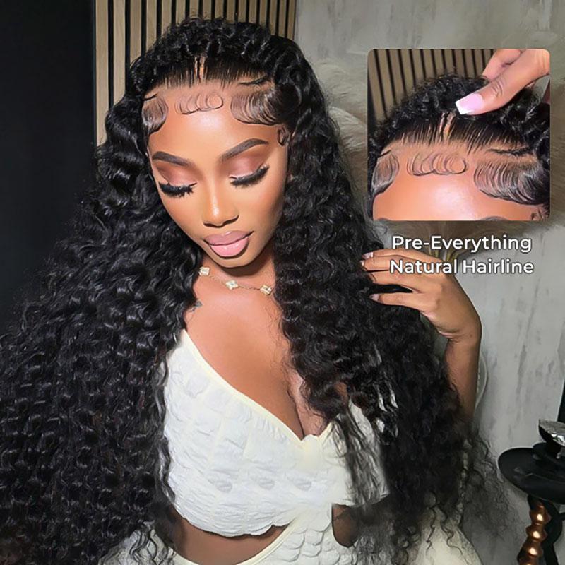 Alipearl Hair Dutch Pre Braided Deep Wave Stylist Wig Ready To Go Glueless 13x4 Lace Frontal Wig Pre Styled Pre Everything Wig