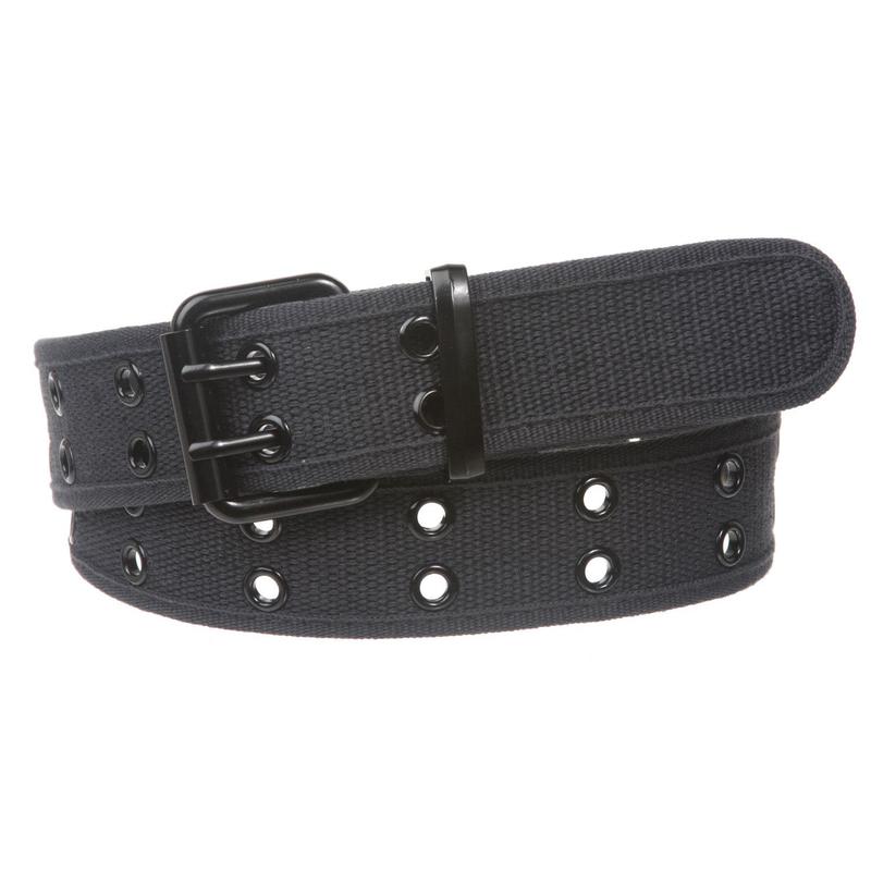 Big Tall Double Hole Grommets Canvas Web Belt Extra Large Plus Size