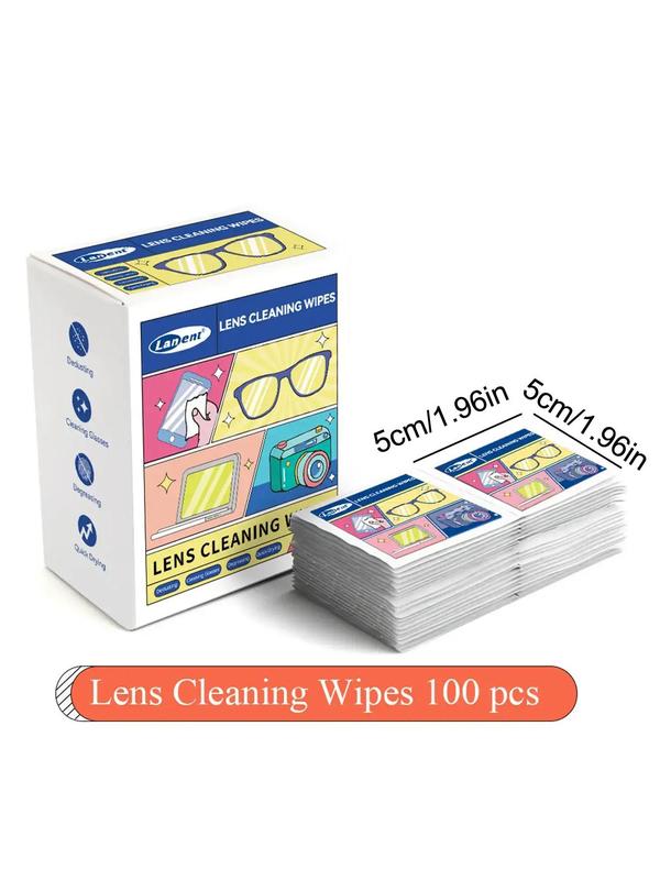 Glasses Cleaning Wipes, Disposable Glasses Cloth Wipes, Eyewear Cleaning Paper Wipes, Clean Glasses And Mobile Phone Screens And Lenses