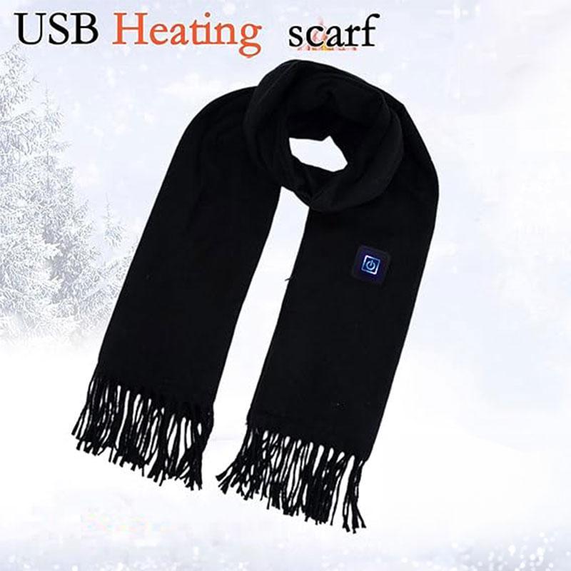 Plug-and-Play Heated Scarf, Electric Heating Scarf with Neck Heating Pad, Soft Warm Neck Scarf for Men & Women, Winter Gifts