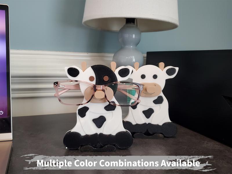 Cow Eyeglass or Sunglass holder, great gift idea