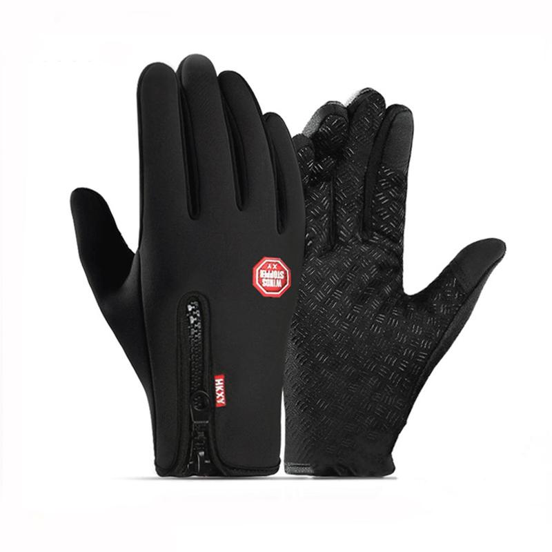 Winter Warm Touch Screen Gloves, 1 Pair Sports Gloves, Outdoor Cycling Gloves, Sports & Outdoor Accessories for Men & Women, Christmas Gift