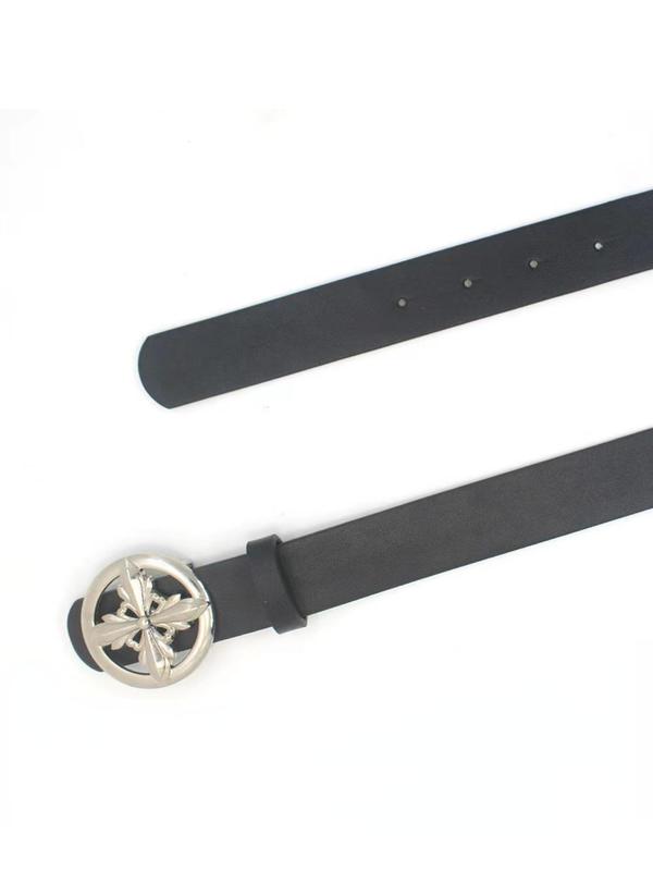 Fashionable Vintage Buckle Belt, Casual Waistband for Jeans Trousers, Trendy All-match & Exquisite Belt for Birthday Gift