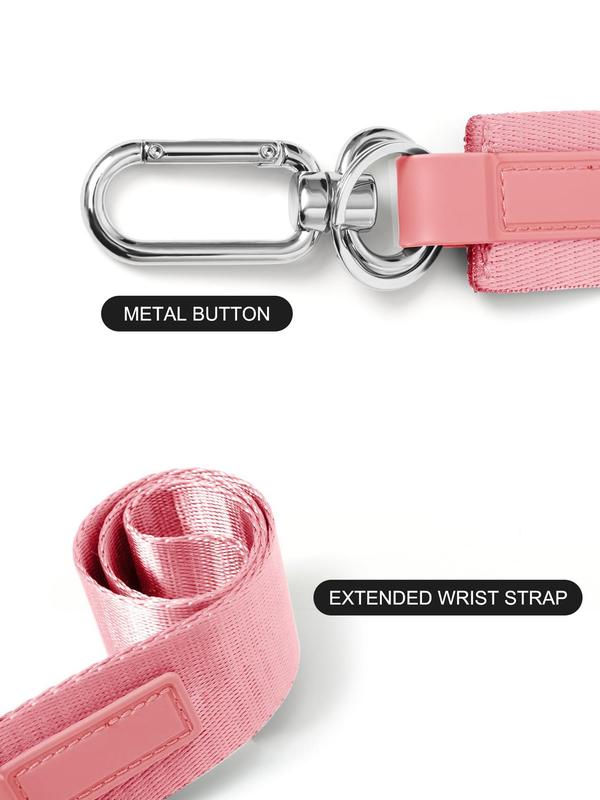 Wristlet Keychain, Solid Color Key Charm Chain Holder, Wrist Lanyard for Keys, Bag Accessories for Women & Men