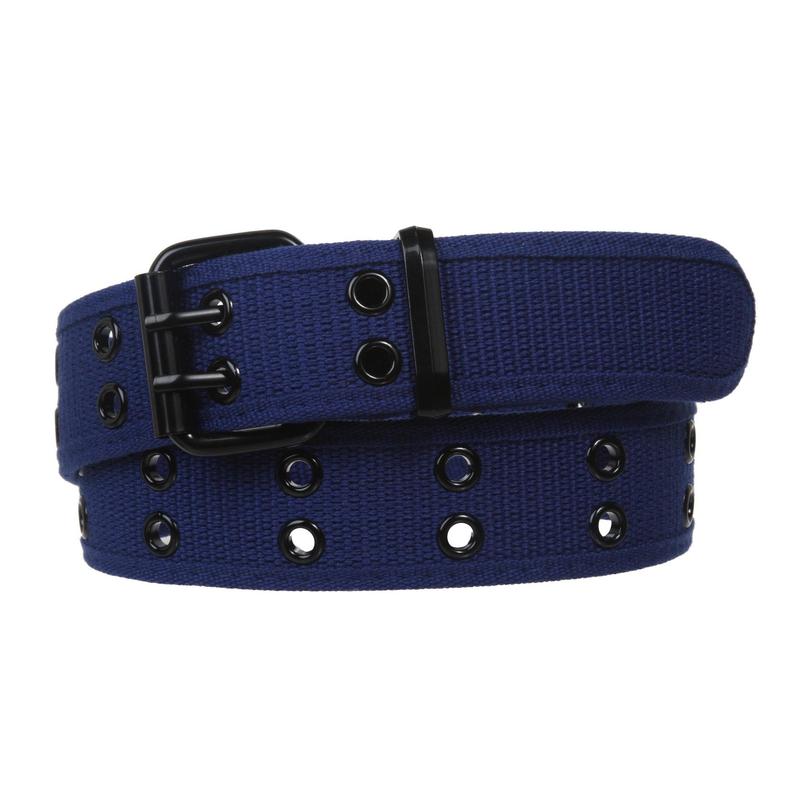 Big Tall Double Hole Grommets Canvas Web Belt Extra Large Plus Size