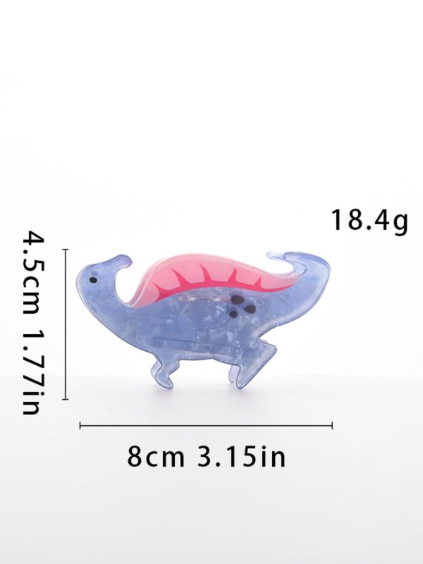 Cute Dinosaur Design Hair Claw, Fashionable Hair Accessories for Women & Girls, Minimalist Headwear Suitable for Thick Hair