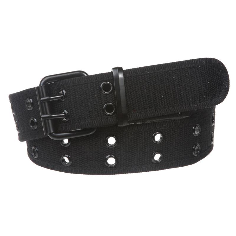 Big Tall Double Hole Grommets Canvas Web Belt Extra Large Plus Size