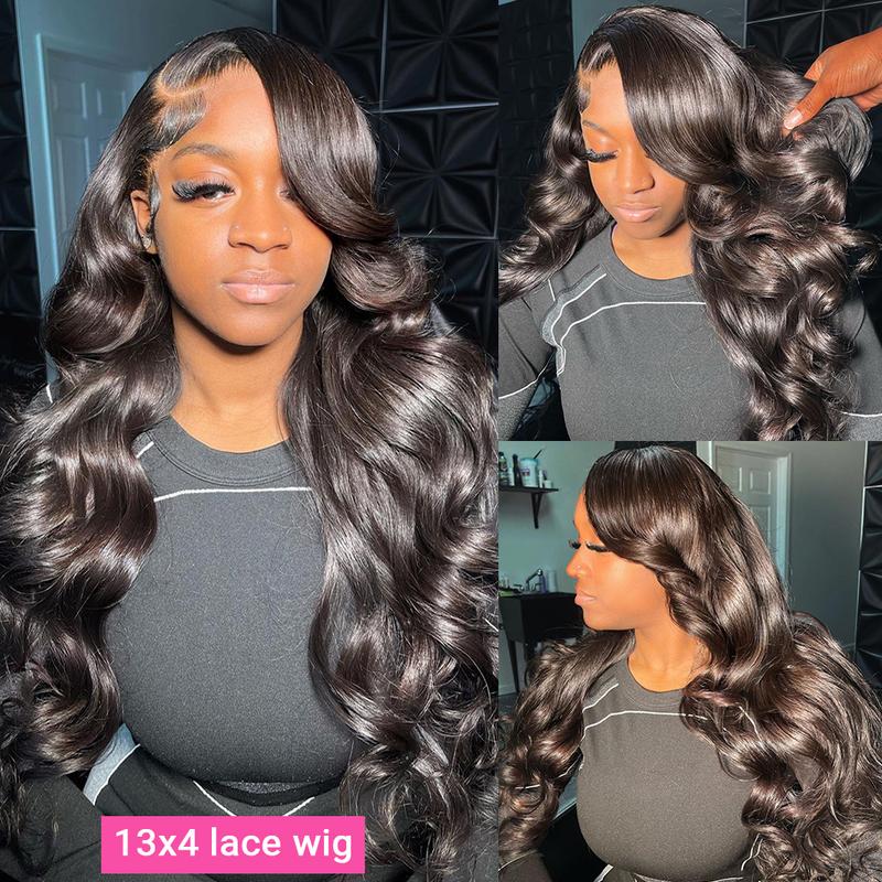 360 Full Lace Frontal Human Hair Wig Pre Plucked 30 Inch Brazilian Hair Body Wave 13x4 HD Transparent Lace Front Wigs For Women