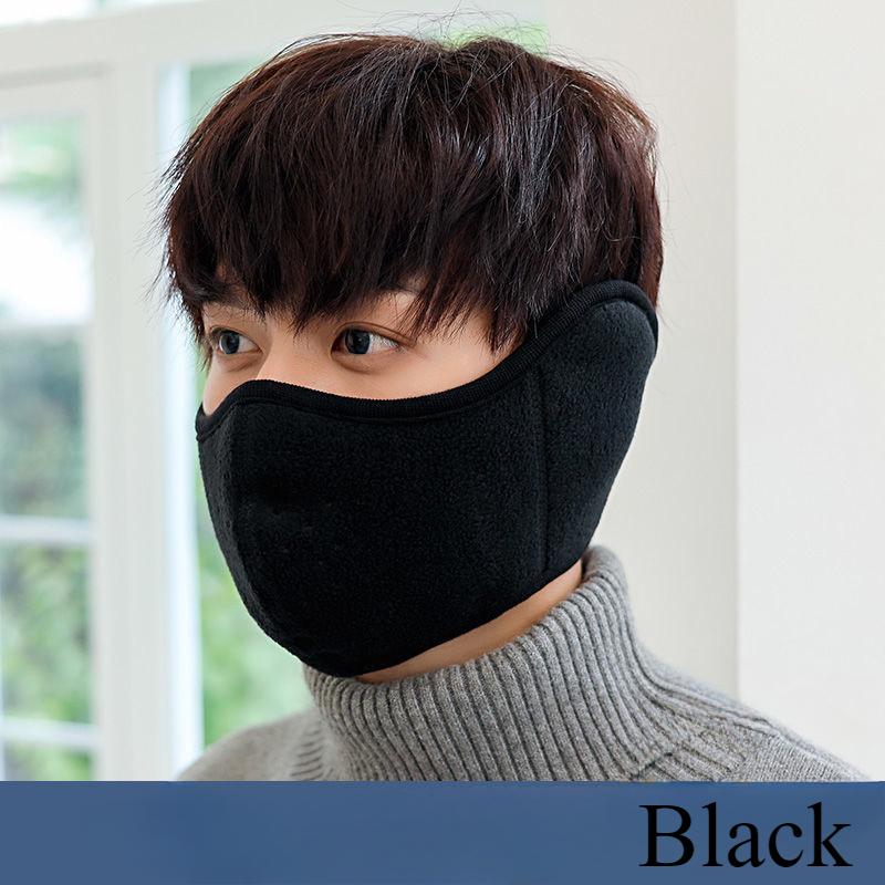 Women&Men Outdoor Thermal Mask Autumn and Winter Cycling Windproof and Cold Ear Protection 2-in-1 Breathable