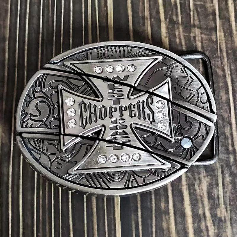 INDIVIDUAL BUCKLES Oval removablewestem cowboy cowgir Belt Bucklesunfower & cow Western Fashion