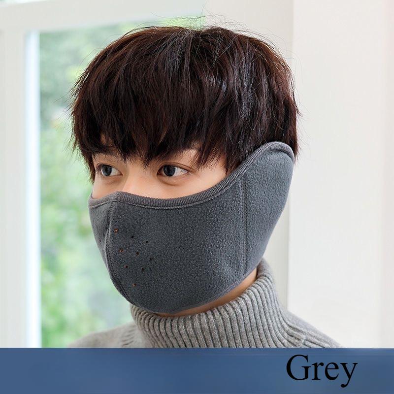 Women&Men Outdoor Thermal Mask Autumn and Winter Cycling Windproof and Cold Ear Protection 2-in-1 Breathable